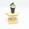 Estante de Bambú para Rollos de Sushi a Mano, Soporte de Sushi Portátil, Estante para Helados, Estante para Conos, Estante para Exhibición de Utensilios de Sushi