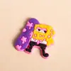 Accesorios de Resina DIY de Bob Esponja para Zapatos Crocs, Dijes para Zapatos, Hebillas para Zapatos, En Stock al por Mayor