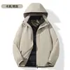 Chaqueta de plumón cortavientos para pareja de la Serie Montaña Explorer con Forro con Capucha, Chaqueta de Senderismo para Hombre de Otoño e Invierno