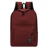 Mochila Transfronteiriça, Grande Capacidade, Mochila Escolar de Cor Sólida, Versátil, Moderna, Leve, Casual, Impermeável, Mochila Texturizada, Lazer ao Ar Livre
