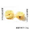 Flor de Clavel Simulada de 6 cm Cabeza de Flor Artificial Venta al por mayor Decoración de Boda Cabeza de Flor de Seda Flor para Pasador de Pelo DIY Semi-terminada Accesorios de Flor