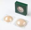 Bolsa de silicona con autocierre para sujetador, superficie de tela, pegatina invisible para el pecho, caja de color, venta al por mayor, caja de papel pequeña, embalaje de pegatina de leche de silicona