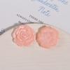 Accesorios de camelia rosa de resina de color coreano, tocado artesanal, pinza para el pelo, carcasa de teléfono móvil femenina, venta al por mayor
