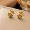 [Collar + Pulsera + Pendientes] Diseño de Nicho Personalizado Europeo y Americano Transfronterizo Conjunto de Joyería de Acero de Titanio Estilo Frío Venta al por Mayor