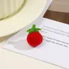 DIY Crianças Criativas Feito à Mão Mini Bola de Cabelo de Fruta Grande e Pequena Caqui Boneca Decorativa Fruta Grampo de Cabelo Bola de Cabelo DIY