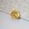 Europa y Estados Unidos sexo viento frío metal plegable ola flor anillo femenino anillo hipster transfronterizo en stock una generación de cabello