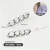 Broche de Cadena Suave Accesorio Adelgazante para Cintura Hebilla Anti-Exposición para Falda Pin Elástico para Cintura de Mujer Fijación de Cintura Ropa