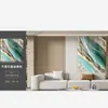 Adesivos de Azulejo de Mármore para Exportação Transfronteiriça Rolo Grande Dourado Decoração de Renovação de Parede Papel de Parede Impermeável e Anti-incrustante