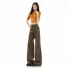 Pantalones de Mezclilla Ajustados 26Ss Primavera/Verano 2026, Nuevo Estilo Retro Americano, Largo hasta el Suelo, Ligeramente Acampanados, Versátiles, con Buena Caída.