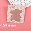 Notas Adhesivas Creativas con Forma de Animal de Dibujos Animados, Bloc de Notas de Mensajes de Oficina para Estudiantes Estilo Ins, Papel de Nota Adhesiva Engrosado