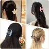 Oufile Europeu e Americano Transfronteiriço Fosco Plumeria Presilha de Cabelo Feminina Férias Coque Presilha Tubarão Grampo de Cabelo Acessórios de Cabelo Atacado