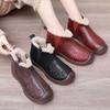 Dropshipping Transfronterizo Nuevas Botas de Nieve de Invierno para Mujer, Suelas Suaves, Superficie Suave, Con Felpa, Zapatos de Algodón Cálidos para Mujer, Zapatos de Madre