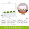 Juego de Macetas para Plantar Verduras del Fabricante para Cultivo Sin Suelo, Estante para Plantar con Tubo Trepador Hidropónico, Caja Hidropónica para Plantas Verdes, Jardinería de Verduras en Balcón
