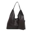 Bolso Tote Grande de Moda Versátil Estilo Coreano Retro Casual Chic para Viajes Diarios Bolso de Hombro Único Bolso para Debajo del Brazo para el Viaje Diario