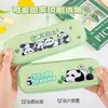 Novo Estojo de Lápis Desenho Panda Papelaria Estudante Estojo de Papelaria Multifuncional Grande Capacidade Estojo de Lápis Capivara