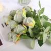 Flor Artificial Rosa Búlgara, Tallo Individual de Flor de Seda, Decoración de Boda, Decoración Transfronteriza, Al Por Mayor en Stock