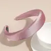 Tiara Céu Estrelado com Strass em Cetim Estilo Coreano Faixa de Cabelo de Esponja Alta Versátil Retrô para Mulheres Grampo de Cabelo Elegante para Saída