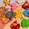 Llavero Divertido de Burbujas Juguete Creativo para Aliviar el Estrés Infantil Regalo de Recompensa para Niños de Preescolar Regalo Promocional