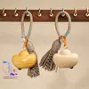 Pingente de Lingote Fofo Esculpido em Sândalo Natural Artesanato em Madeira Estilo Criativo Chaveiro Decoração de Bolsa Venda por Atacado
