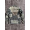 Chaqueta de mezclilla de alta gama de nueva tendencia de primavera y otoño para hombre, chaqueta holgada vintage para hombre, top versátil para hombre con cuello vuelto 539