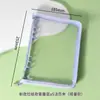 Envío Gratis A5 Transparente Hojas Sueltas Manual Multifuncional Bolsa con Cremallera Libro de Hojas Sueltas Simple Cubierta Suave de PVC Reemplazable