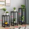 Estante de flores de hierro forjado de estilo nórdico, estante decorativo, estante para macetas carnosas laureadas verdes, estante para flores de almacenamiento multicapa para sala de estar en interiores.