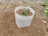 Bolsas para Guardería de Tela No Tejida, Bolsas Biodegradables para Plantar, Macetas Nutritivas Blancas, Macetas Desechables para Flores, Macetas de Guardería Engrosadas