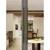 Manípulo de Porta de Vidro de Luxo Leve para Entrada Principal Aço Inoxidável Manípulo Espessado Loja Hotel Sala de Reuniões Manípulo de Porta de Vidro com Moldura