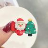 Bebê Elástico Corda de Cabelo Natal Dos Desenhos Animados Corda de Cabelo Natal Das Crianças Bonito No Harm Grampo De Cabelo Acessórios Para O Cabelo Das Meninas
