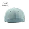 Boné Estilo Melão Street Style Americano, Chapéu Jeans Lavado Vintage para Homens, Chapéu Hipster Street Style, Chapéu de Proprietário Personalizado para Mulheres