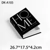 Caixa de Armazenamento Aberta Minimalista Moderna Livro Falso Decoração de Sala de Estar Hotel Imitação de Livro Item Quente Transfronteiriço