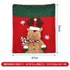 Decoraciones de Navidad, Fundas para Sillas con Sombreros, Fundas para Taburetes, Fundas para Sillas de Muñeca, Decoración para el Hogar Europea y Americana, Mini Bufandas de Navidad