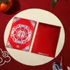 Envelope de Presente de Casamento para Troca de Nome, Presente de Retorno de Casamento de Mil Yuan, Pequeno Envelope Vermelho com o Caractere "Felicidade Dupla" para Bloquear a Porta, Mini Pacote Vermelho Criativo