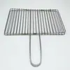Malla para Parrilla Vertical de Acero Inoxidable Pinza para Pescado para Barbacoa Rejilla de Malla Pinza para Barbacoa de Acero Inoxidable Soporte para Pescado Pinza para Barbacoa