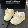 Sapatos Rasos Femininos com Laço de Renda 2026 Nova Moda Infantil Primavera/Verão Sapatos Casuais Versáteis Tênis Esportivos Xadrez