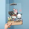 Prancheta Clip A4 para Estudante Pasta de Plástico Rígido de Alto Valor Prancheta para Escrever Lição de Casa Material de Arquivo de Provas Prancheta de Clip para Escrita