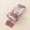 Leggings con forro polar para niños, nuevo estilo otoño e invierno, unisex, para niños y niñas, pantalones cálidos, de cintura alta, elásticos, pantalones largos, Clase A