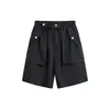 Ropa Vintage 2026 Verano Moderno Retro Clásico Estilo Old Money Bolsillo Tridimensional Plisado Shorts de Cinco Puntas Shorts Casuales para Hombre
