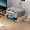 Estante de armazenamento para impressora, organizador de mesa, estante de armazenamento de arquivos para desktop doméstico, pequeno armário de copiadora de mesa