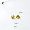 Cuentas disco de oro antiguo de alto color con método antiguo, cuentas pasantes, anillo superior para correr, collar de cuentas, pulsera, accesorios de joyería DIY al por mayor
