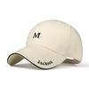 Gorra de Béisbol Nueva Letra M Gorra Deportiva para Exterior Sombrero Bordado Juvenil Moda Primavera y Otoño Sombrero para el Sol para Hombre y Mujer Transfronterizo