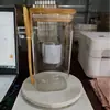 Frasco Sellado de Vidrio, Grado Alimenticio, con Tapa, para Almacenamiento en Cocina del Hogar, Especial para Bocadillos, Botella Vacía, Transparente, Frasco para Condimentos a Prueba de Humedad