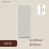 Linha de moldura de parede minimalista francesa de PU lisa e lisa para parede de fundo de sala de estar e quarto, rodapé, teto e linha de acabamento de PU