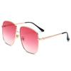 2244 liquidación montura generosa moda retro metal hombres y mujeres Amazon gafas de sol protector solar UV gafas de sol