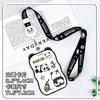 Juego de tarjetas de panda lindo ABS deslizable caricatura estudiante tarjeta de campus tarjeta de comida bolsa transfronterizo en stock fabricantes de tarjetas venta al por mayor
