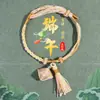 2026 Novo Estilo Pulseira com Pingente Produto Acabado Saquinho Infantil Festival do Barco-Dragão Fio de Cinco Cores de Alto Valor Pulseira Pequena de Zongzi para Bebê