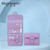 Paquete plegable de 16 piezas para el cuidado de la manicura, cortaúñas, lima de uñas, juego de herramientas para decoración de uñas, juego de herramientas para uñas
