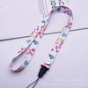 Lanyard para celular com flores frescas anti-queda Lanyard de Flamingo Lanyard para certificado de exposição pescoço escolha de verão atacado