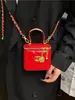 Mini Bolso Transfronterizo para Mujer, Modelo Nuevo de Comercio Exterior 2026, Bolso de Cadena al Hombro Cruzado de Moda Europea y Americana para Lápiz Labial