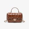 2025 Primavera e Verão Nova Moda Bolsa Clássica Diamante Xadrez Bolsa de Corrente Moda Commuter Ombro Crossbody Pequena Bolsa Quadrada